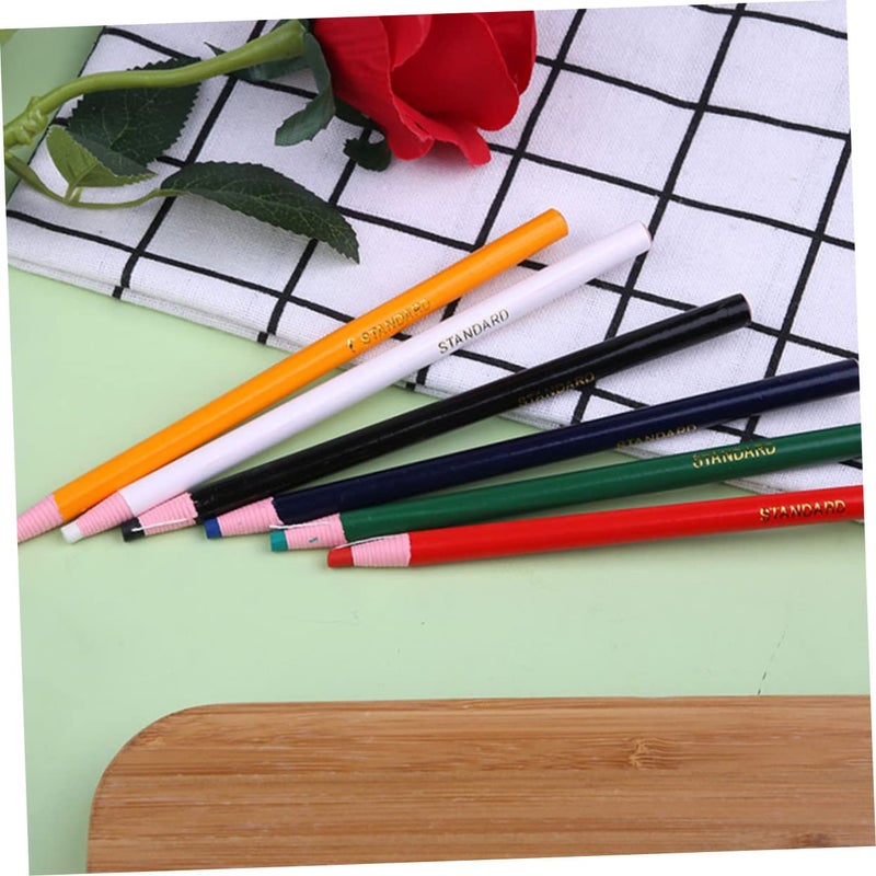 12 Pack Peel Off Wax Pencils No Sharpening Easy Pull Drawing Marking Tools for Tailors Artists - Image 5