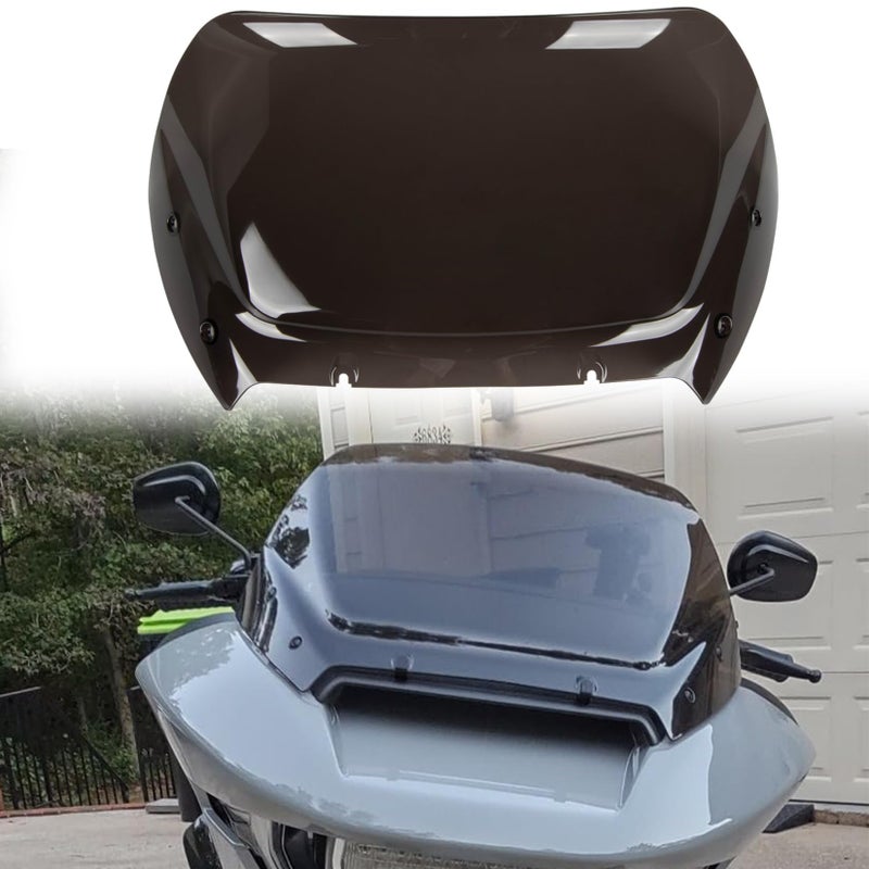 PSLER 115 Wave Windshield  Motorcycle Air Deflector Windshield Road Glide Accessories for Road Glide 200232025 Dark Tinted