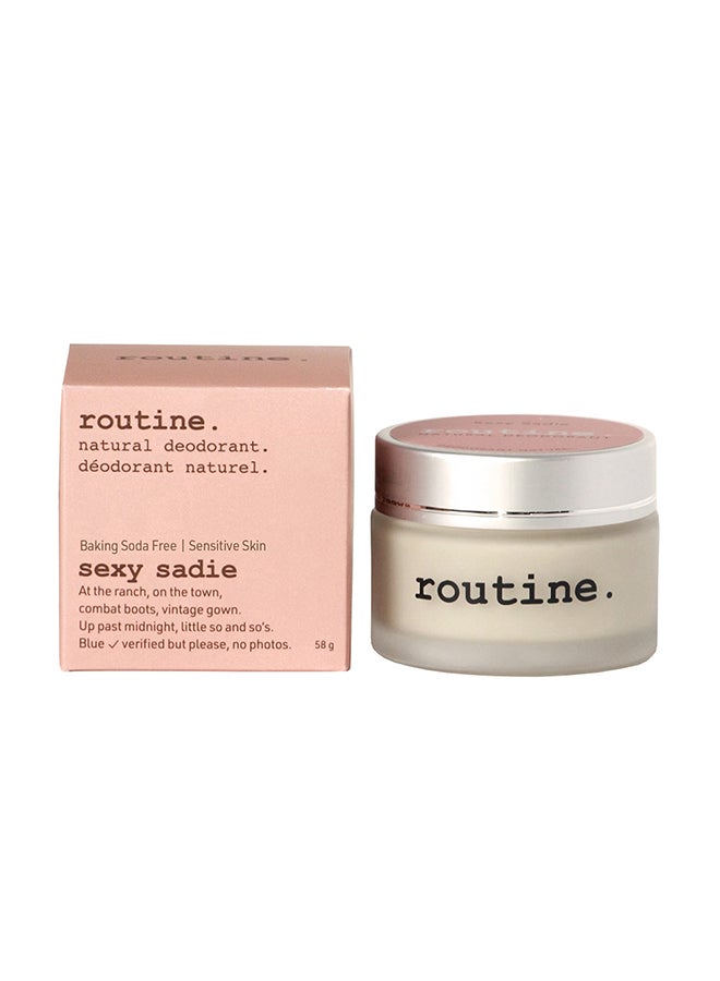 routine Natural Sexy Sadie Deodorant Stick with Ylang Ylang & Patchouli - Features Baking Soda & Clay for Effective Odor Protection (58 ml) - Image 3