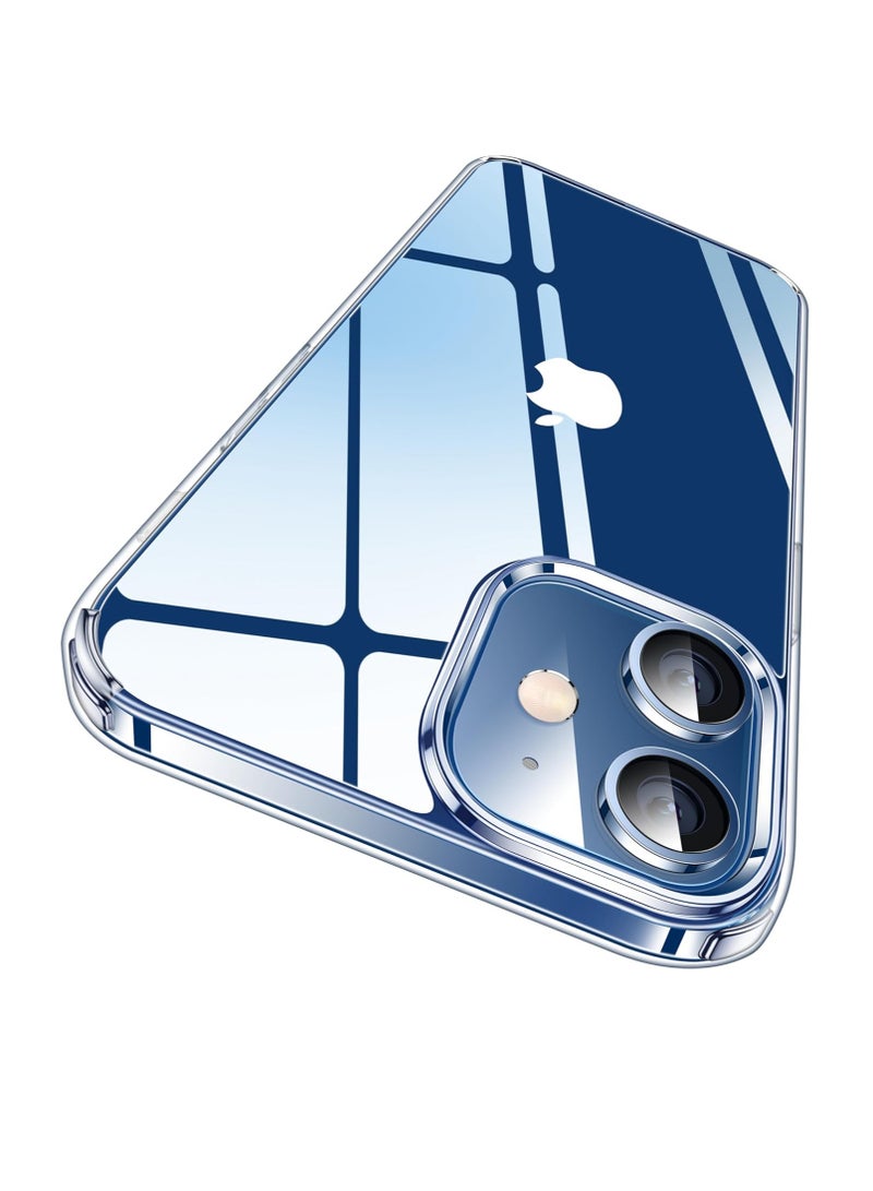 دوسالا جراب شفاف لهاتف iPhone 12 Pro، [تكنولوجيا Never Yellow] [حماية من الدرجة العسكرية 12 قدمًا] جراب شفاف رفيع للنساء والرجال لهاتف iPhone 12 Pro مقاس 6.1 بوصة، شفاف - Image 1