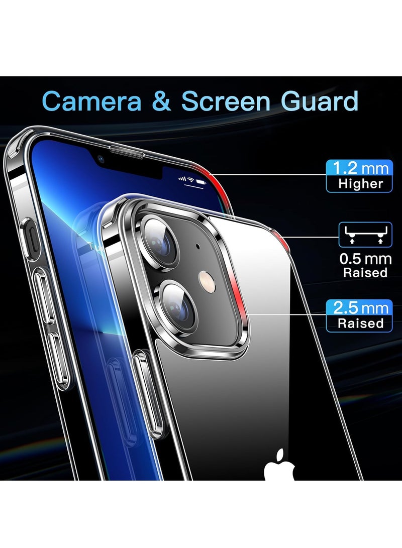 دوسالا جراب شفاف لهاتف iPhone 12 Pro، [تكنولوجيا Never Yellow] [حماية من الدرجة العسكرية 12 قدمًا] جراب شفاف رفيع للنساء والرجال لهاتف iPhone 12 Pro مقاس 6.1 بوصة، شفاف - Image 4