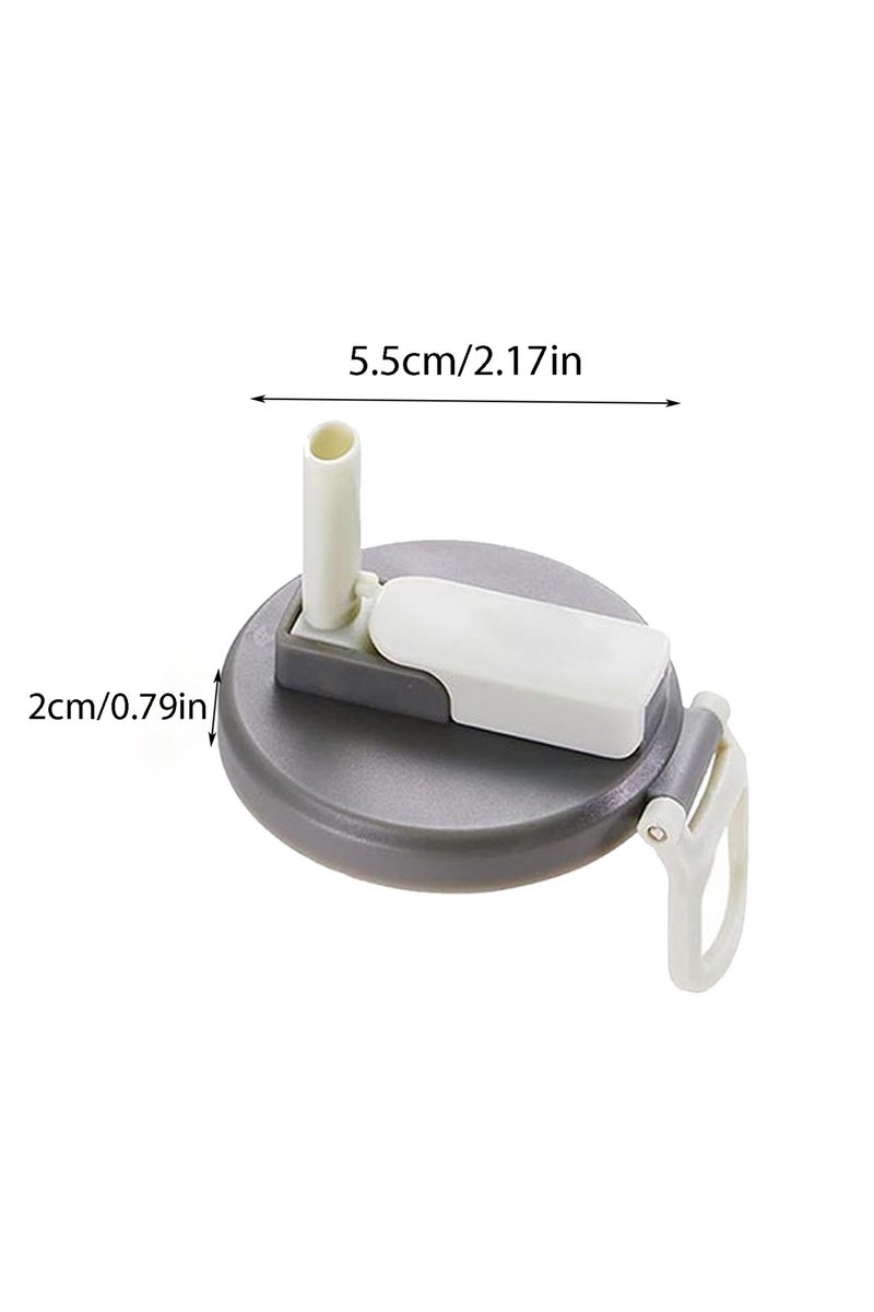 Soda Can Cover with Straw, Can Covers with Straws, Spill-Proof Soda Can Lids, Can Toppers Reusable, Drink Lid For Cans, Tins, Fizzy Drinks, Juice, Soda Water, Canned Beverages - Image 2