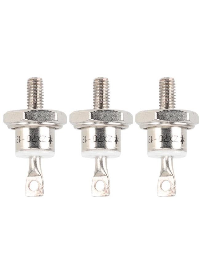NIBEMINENT 3Pcs ZX70 12 70A Diesel Generator Rectifier Diode Replacement Diesel Engine Generator Diode for Diesel Generator Parts Negative  - Image 4