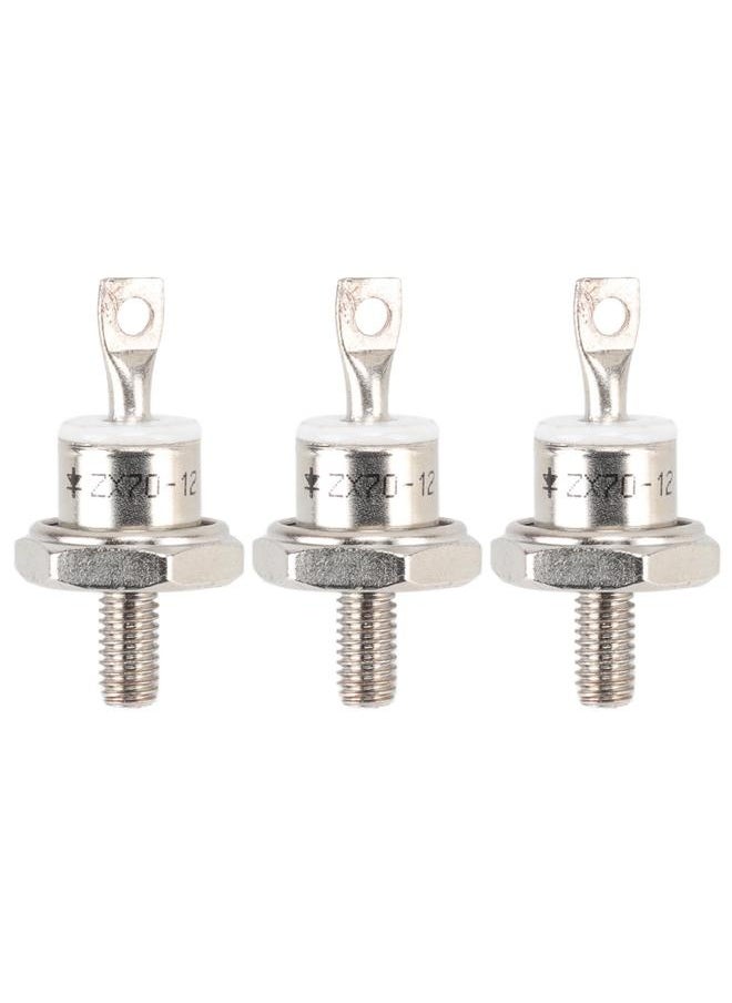NIBEMINENT 3Pcs ZX70 12 70A Diesel Generator Rectifier Diode Replacement Diesel Engine Generator Diode for Diesel Generator Parts Negative  - Image 1