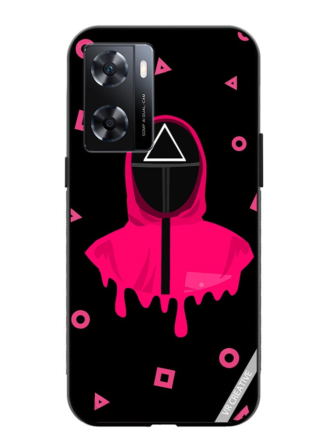 VR CREATIVE Protective Case Cover For Oppo A57/A77s Squid Game Design Multicolour - Image 1