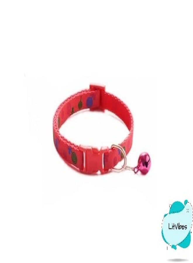 LitVibes Cat Collar Set Of 3 With Bell,Kitten Kitty & Small Dogs Soft Adjustable Collar,Safe,Breakaway For Cats And Puppies-Red,Purple,Blue (Lollipop Design),?14 cm,W_2 cm - Image 3