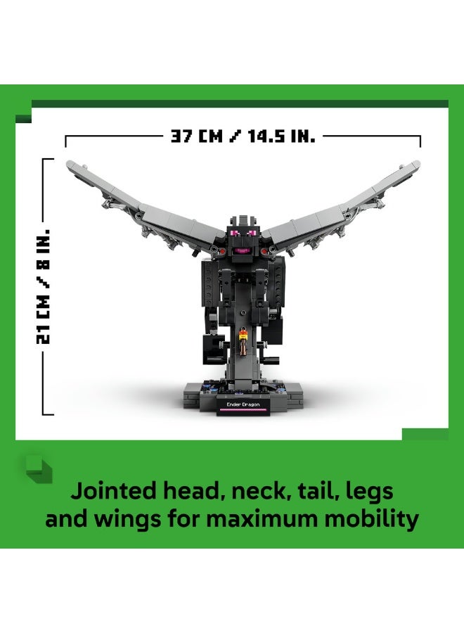 LEGO Minecraft The Ender Dragon Figure Building Toy 21595 (Age 10+, 710 Pieces) - Image 3