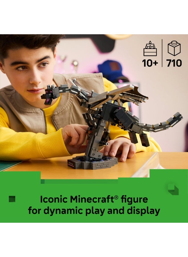 LEGO Minecraft The Ender Dragon Figure Building Toy 21595 (Age 10+, 710 Pieces) - Image 2