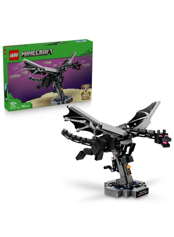 LEGO Minecraft The Ender Dragon Figure Building Toy 21595 (Age 10+, 710 Pieces) - Image 1