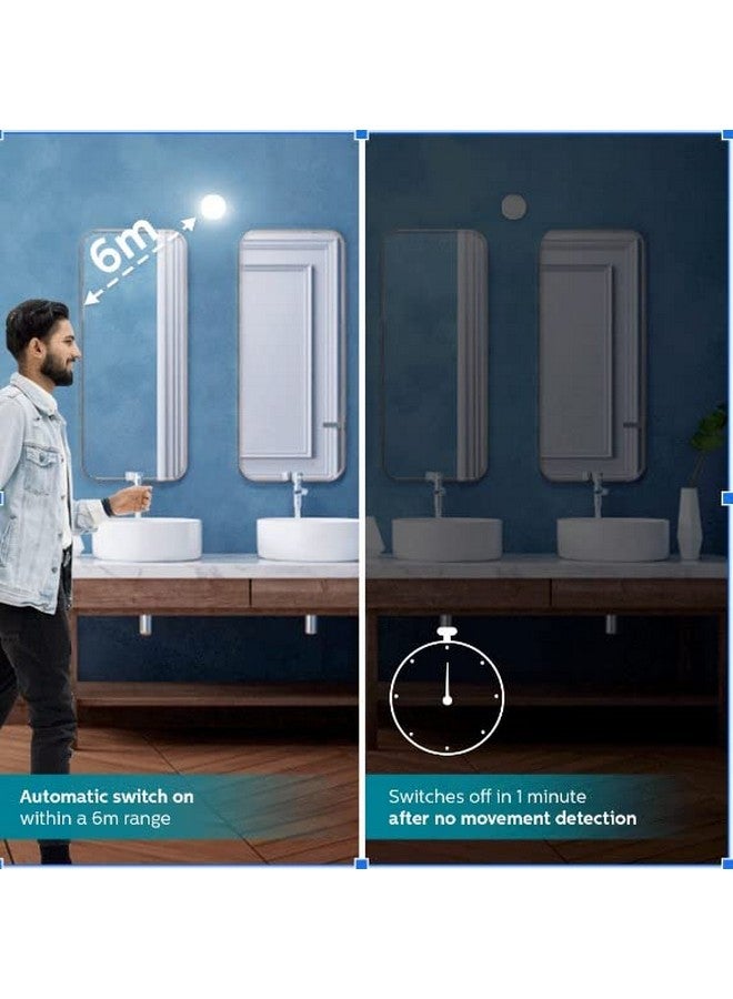 Philips Motion Sensor B22 LED Bulb | Motion Sensor Light for Home | Motion Sensor LED Bulb | Crystal White, Pack of 4 (929003546413pk4) - Image 4