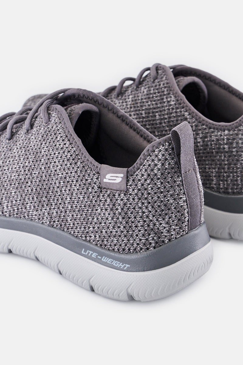 SKECHERS Men Summits Doharis Lace Up Outdoor Shoes, Charcoal - Image 2