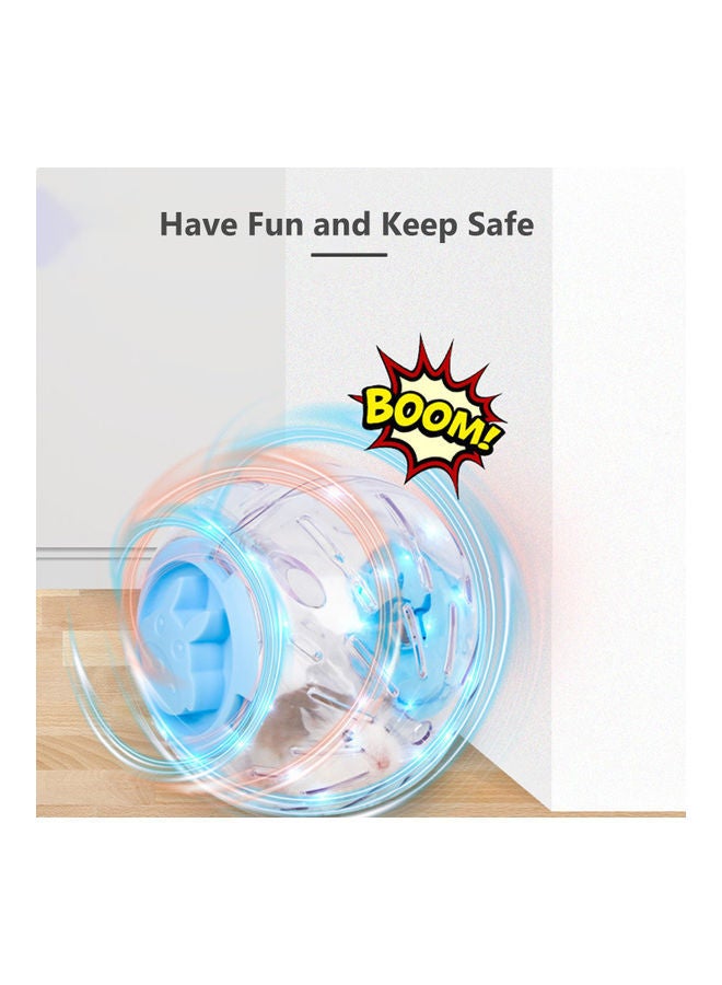 NIBEMINENT Exercise Ball Flash Light Running Wheel For Pet Jogging Training Activity Pink  - Image 4