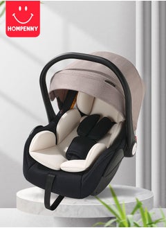 Hompenny Multi-Functional Lightweight Infant Car Seat – Ergonomic Design for Comfort, Three-Point Safety Belt, Suitable for Babies 0-15 Months  - Image 1