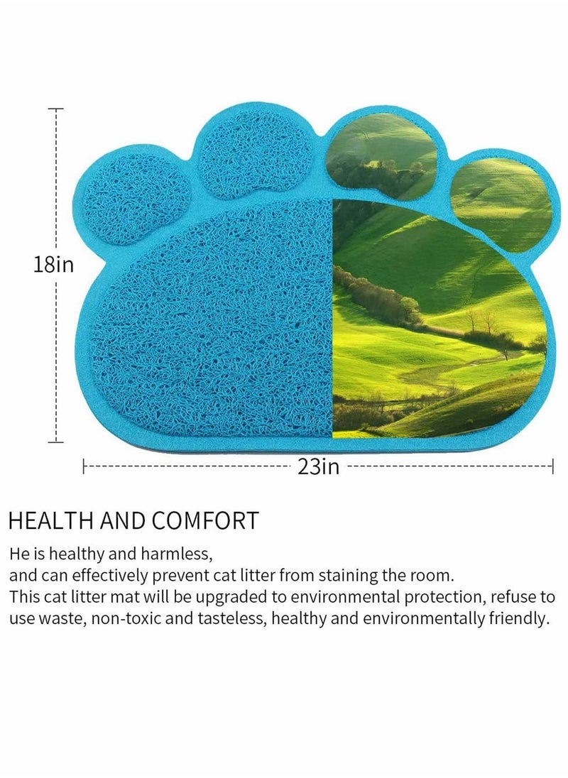 Y&D - Cat Litter Tray Mat Pet Food Durable Easy to Clean Soft Fits Under Box for Kitty Dog Small Animals - Image 1