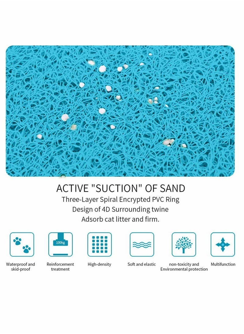 Y&D - Cat Litter Tray Mat Pet Food Durable Easy to Clean Soft Fits Under Box for Kitty Dog Small Animals - Image 1