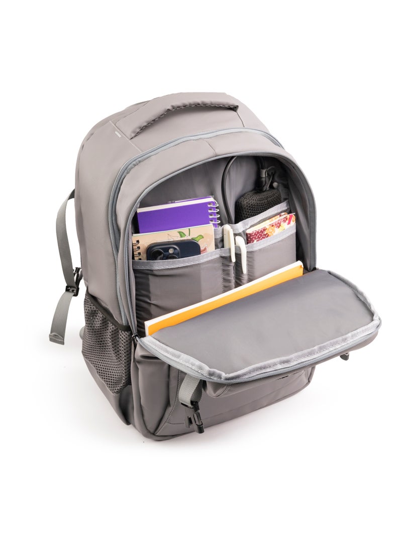 Lupo bianco iSchool Backpack - Grey - Image 4