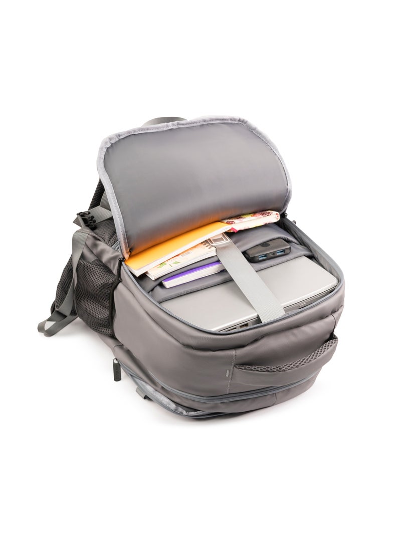 Lupo bianco iSchool Backpack - Grey - Image 5
