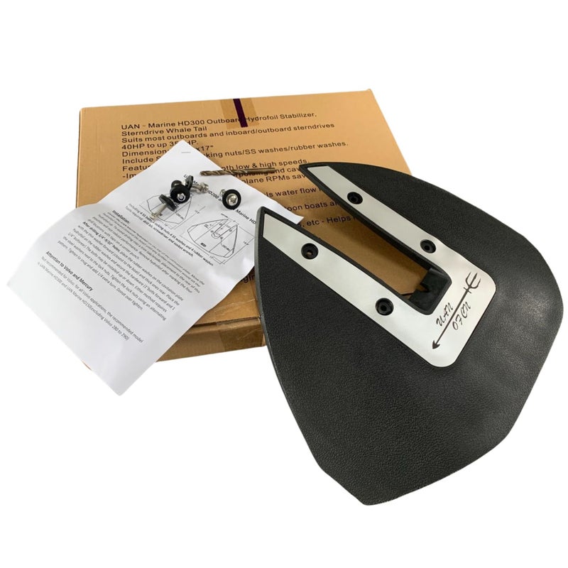 UanofCn FO2003 Hydrofoil Stabilizer Fin Kit for Outboard and Stern Drive Motor Engines with Whale Tail Style Universal - Image 4