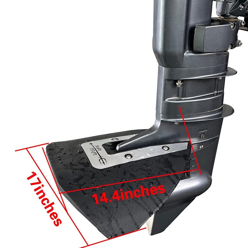 UanofCn FO2003 Hydrofoil Stabilizer Fin Kit for Outboard and Stern Drive Motor Engines with Whale Tail Style Universal - Image 5