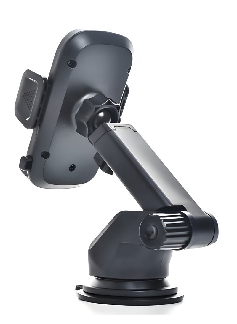 Earldom EH194 Car Phone Holder with Telescoping Arm and 360° Rotation - Suitable for All Cars - Black - Image 3