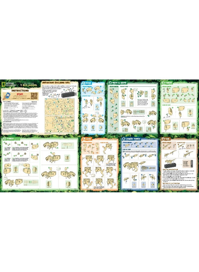 NATIONAL GEOGRAPHIC National Geographic Motorized T-Rex Model Kit (51 Pieces)  - Image 2