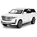 LOVEPOSELY 132 Scale Car Model Compatible for Collectible Escalade SUV Diecast Toy Vehicle Zinc Alloy Pull Back Toy Car with Sound and Light for Adult Boys Girls 3 4 5 6 7 8 White - Image 3