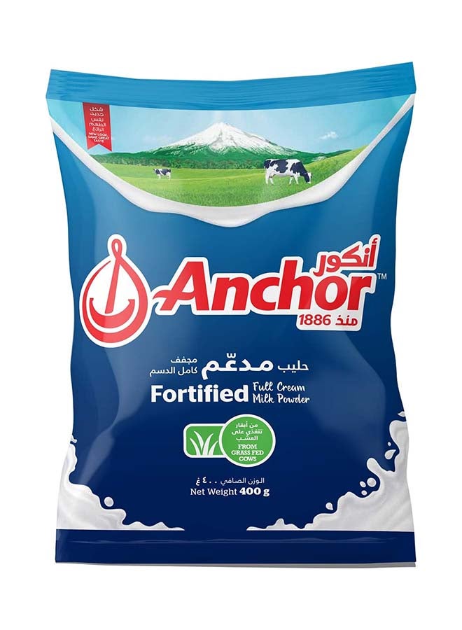 Anchor Full Cream Milk Powder Sachet 400g - Image 1