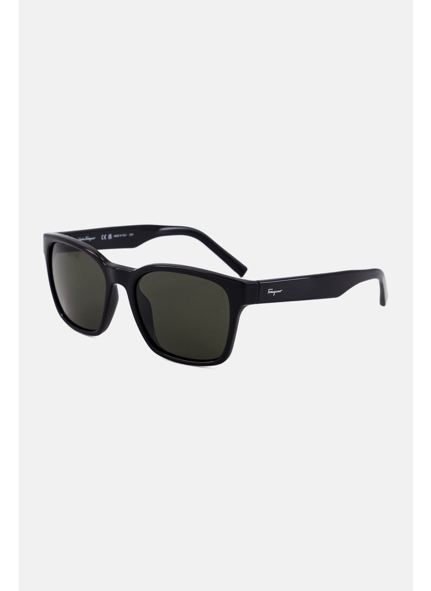 Salvatore Ferragamo - Men SF959S Square Sunglasses, Black - Image 1