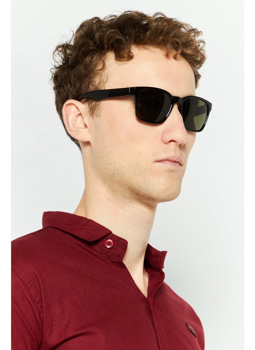 Salvatore Ferragamo - Men SF959S Square Sunglasses, Black - Image 1