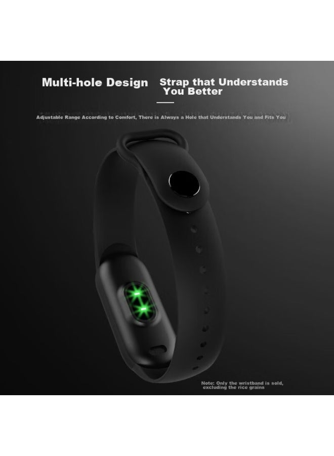 Chensong Compatible With Xiaomi Band 9/8/nfc Version Strap, Liquid Silicone Band For 8th/9th Generation, Uni Sports Wristband - Image 5
