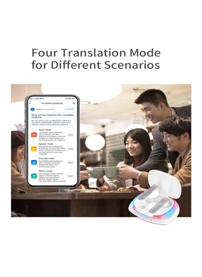 General - New B18 smart bluetooth headset translator, simultaneous interpretation bluetooth call listening song bluetooth translation - Image 1