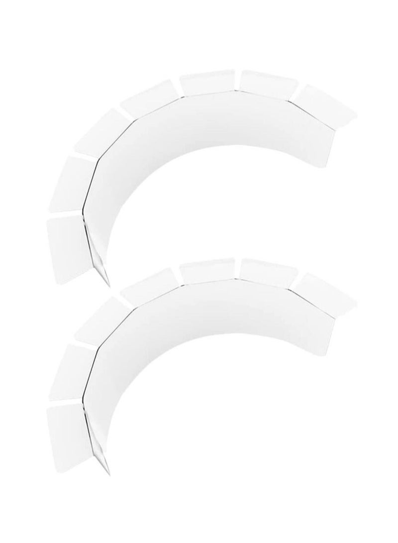 Captaintech Practical Splashing Urine Guard Toilet Seats Pee Guard for Toilet Toilet Seats Urine Guard Urine Deflector for Toilet Boys Girls Adults Keep Your Bathroom Clean and Tidy 2 PCS - Image 1