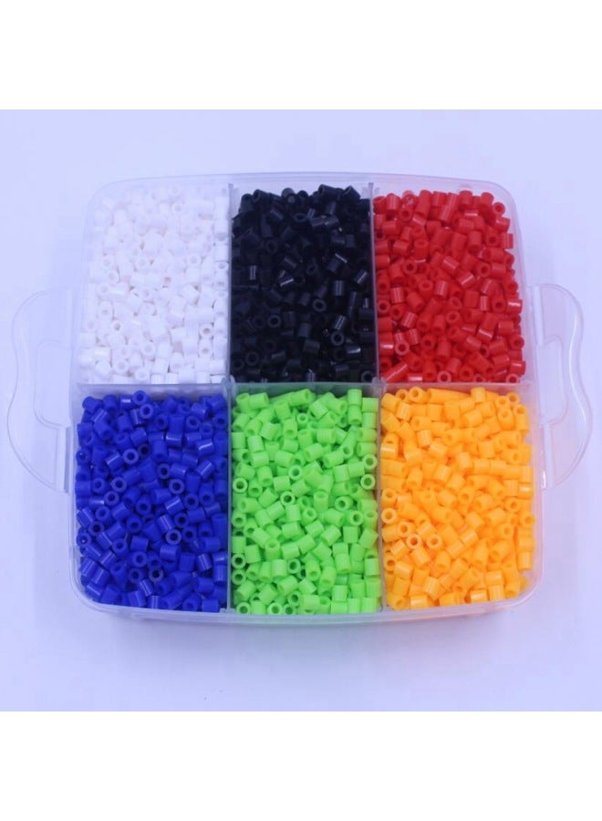 Melting Beads Fuse Beads Bean Ironing Beads Small Three-layer Storage Box Children's Intelligence Toys Handmade Puzzle-Color:Small Three-layer Beans Suit - Image 2
