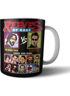 Keanu Reeves Arcade - Matrix Neo Vs John Wick Mug Glass Model 1