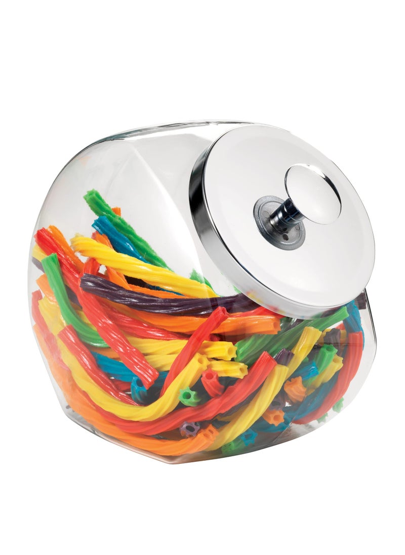 Anchor Hocking Anchor Hocking 69590AHG17 Glass 1 Gal Penny Candy Jar wChrome Cover 