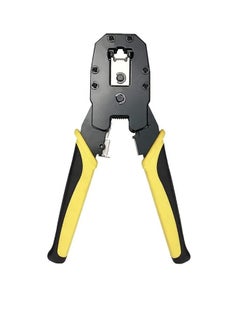 Taimi Modular Crimper Stripper-Cutter 8P/RJ45, 6P/RJ12, 4P/RJ11 Crimp, Cut, Strip Tool, Incl. Mini Punch Down Cutter Stripper as Bonus, Network Crimper Stripping Tool  - Image 1