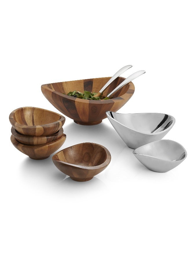 Nambe Nambé Butterfly Mini Bowl - 5 Inch Sculptural Accent Dish, Small Metal Catchall for Jewelry, Keys, Coins, or Decorative Display - Modern Home Décor with Elegant Curved Design - Image 2
