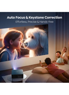 Yaber Smart Projector – Dual 10W JBL Speakers, Built-in Android OS, Auto Focus, Keystone Correction, Alexa, NFC & Bluetooth, 800 Lumens Brightness  - Image 3