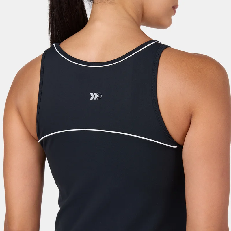 Sun And Sand Sports Black Women's Training Tank Top for Women | Best Price UAE