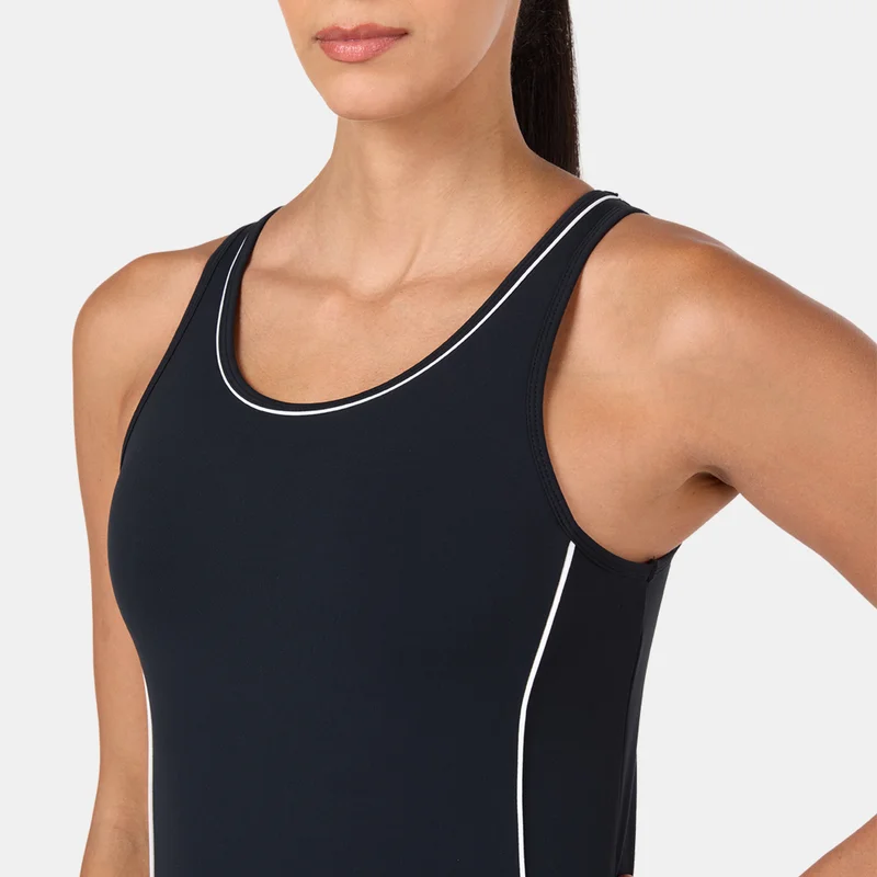 Sun And Sand Sports Black Women's Training Tank Top for Women | Best Price UAE