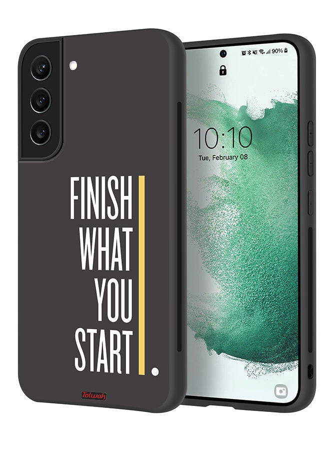 Tolwak Samsung Galaxy S21 FE 5G Protective Case Cover Finish What You Start - Image 1