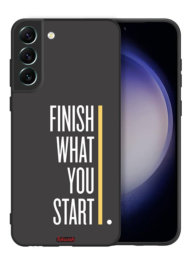 Tolwak Samsung Galaxy S21 FE 5G Protective Case Cover Finish What You Start - Image 2