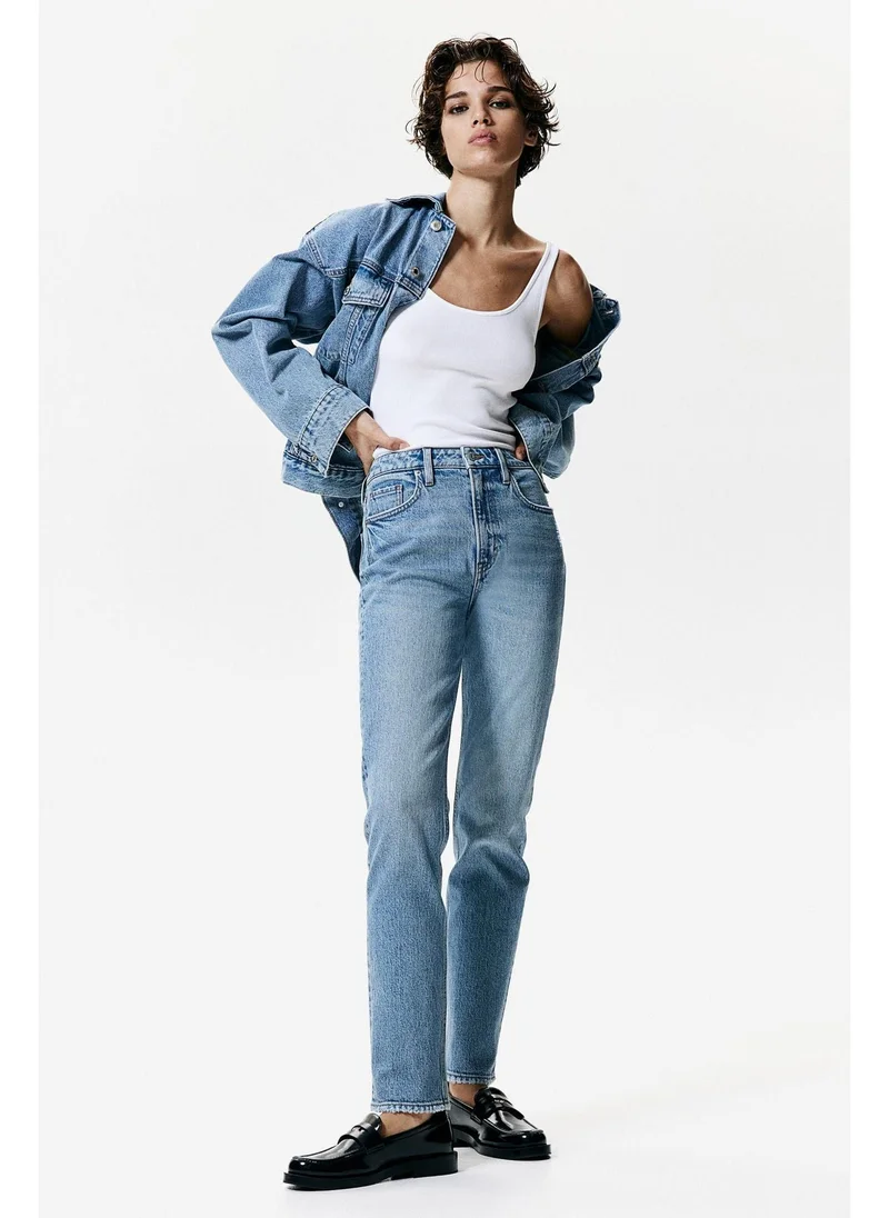 اتش اند ام Slim Straight High Ankle Jeans