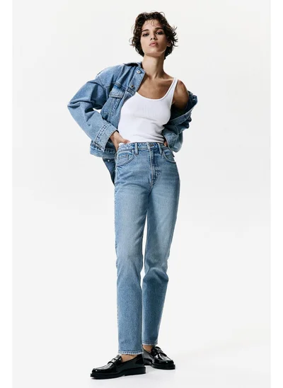 H&M Slim Straight High Ankle Jeans