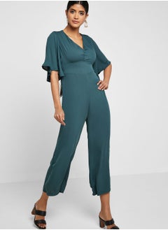 Tie Waist Wide Leg Jumpsuit