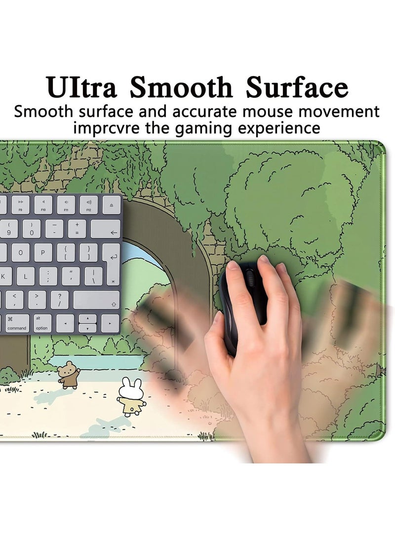 Y&D 900*400*4mm Office Lock Edge Non Slip Game Keyboard Pad - Image 3