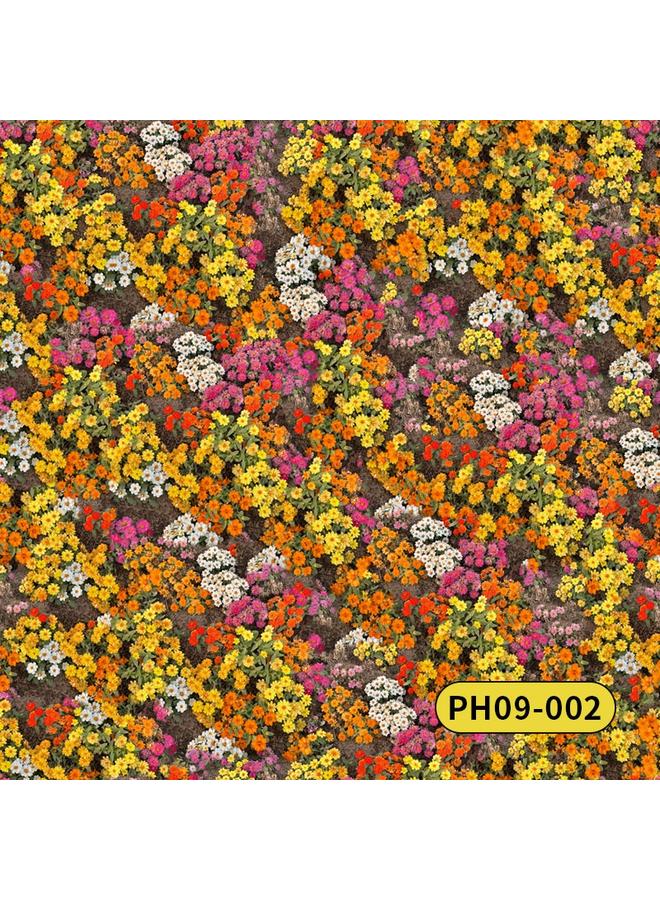 Bluejw Retro Plant Flower Wallpaper TV Background Wall High-end Furniture Stickers Refurb Stickers Thickened Wallpaper - Image 1