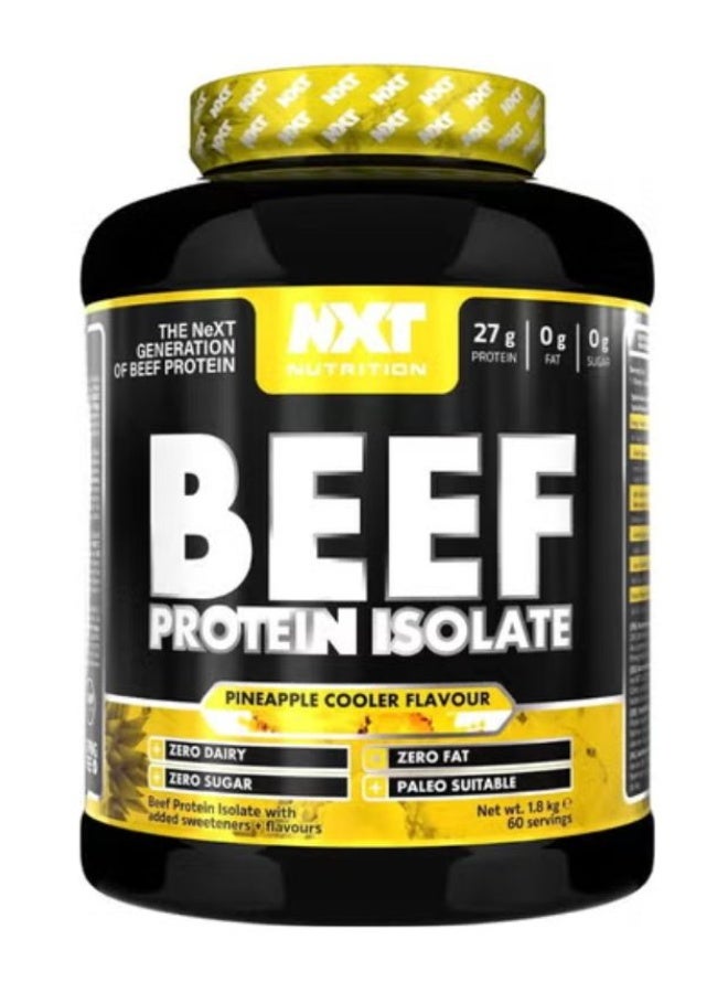 Beef Protein Isolate Juice Zero Dairy Pineapple Cooler 60 Servings 1800g