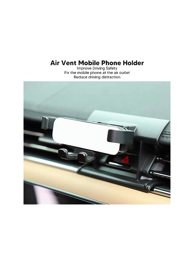 S-TOP Car Phone Holder, Air Vent Mobile Phone Holder, Fit for Rover Rang Sport 2023 Dashboard Mount, 360 Degree Rotation (C Type) - Image 2