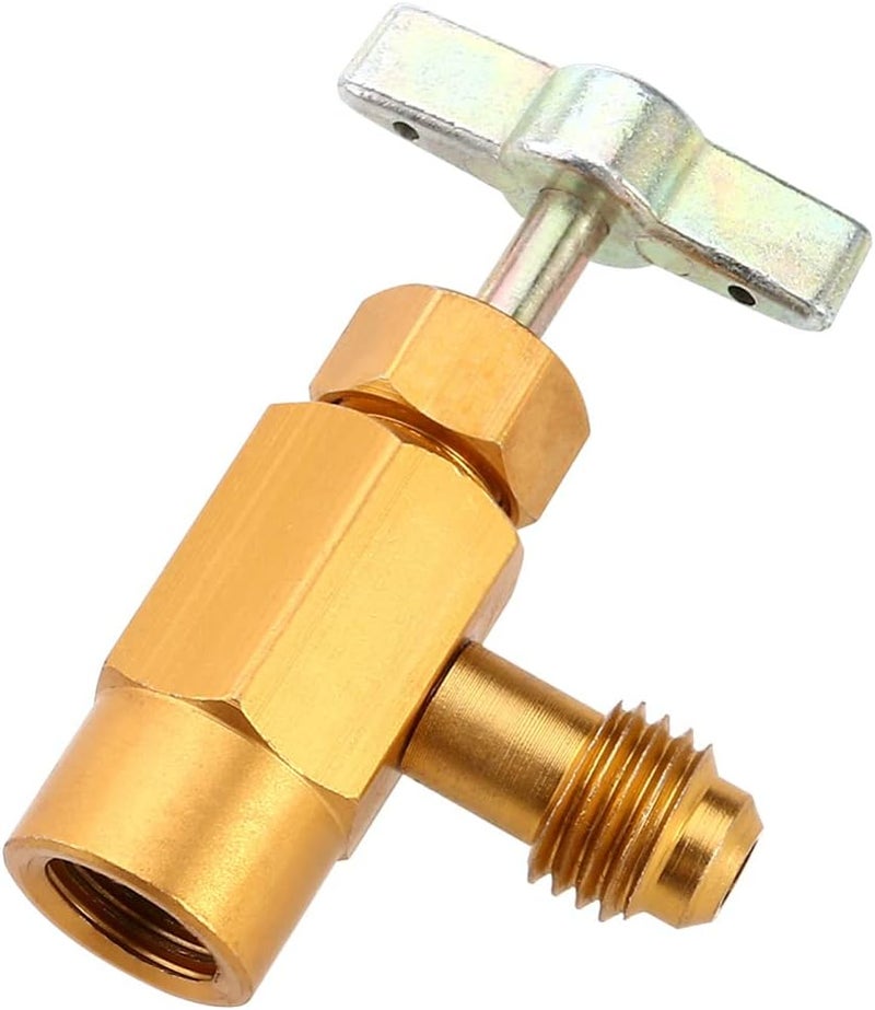 Vosarea R134A Can Tap and Adapter for - 1/2 Thread Valve Tool for Easy Dispensing - Portable Air Conditioner Dispenser for R134A Cans - Image 1